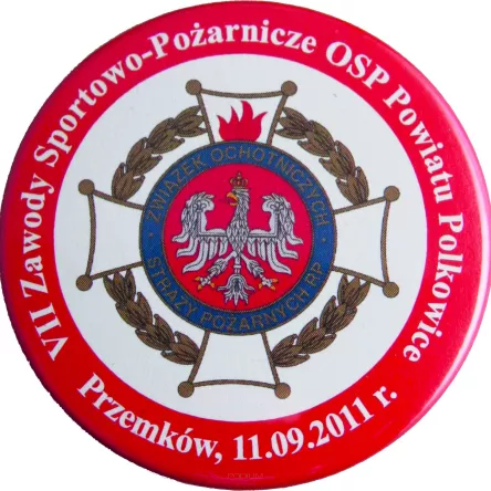 Przypinka personalizowana d-37 mm