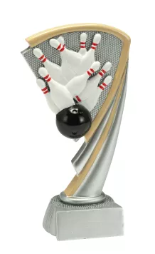 RE053/78C Figurka odlewana - bowling h-19.5 cm