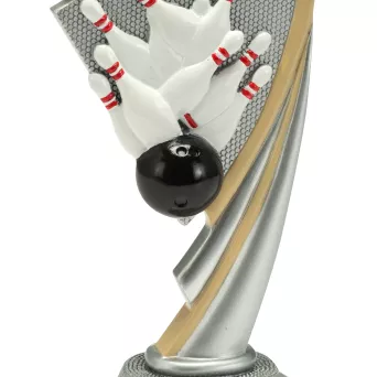 RE053/78C Figurka odlewana - bowling h-19.5 cm