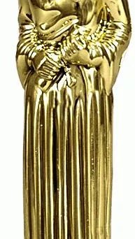 F87/G Figurka plastikowa złota SZKOLNICTWO h-13 cm