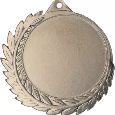 MMC7010/S Medal srebrny d-70 mm z miejscem na emblemat d-50 mm