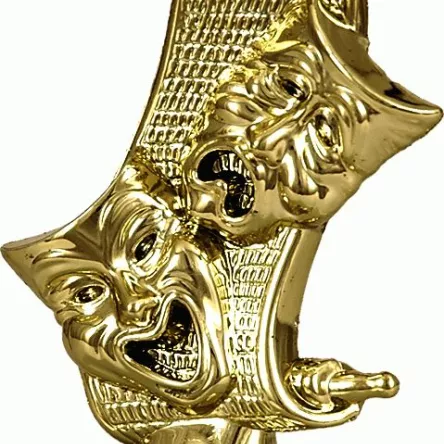 F145/G Figurka plastikowa złota TEATR h-11 cm