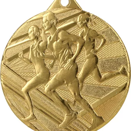 ME004/G medal złoty d-50 mm tematyczny BIEGI