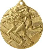ME004/G medal złoty d-50 mm tematyczny BIEGI