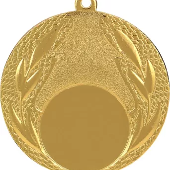 MMC14050/G Medal złoty ogólny 50mm z miejscem na emblemat 25 mm