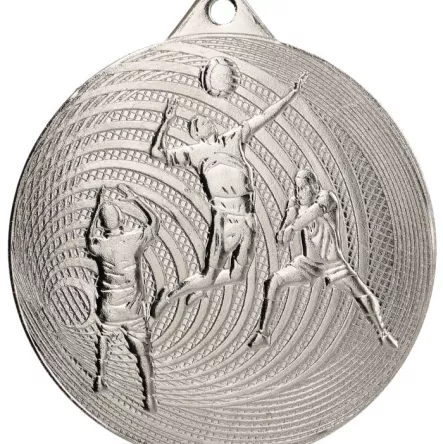 MMC3073/S Medal srebrny- Siatkówka - medal stalowy d-70mm, grub. 2,5 mm