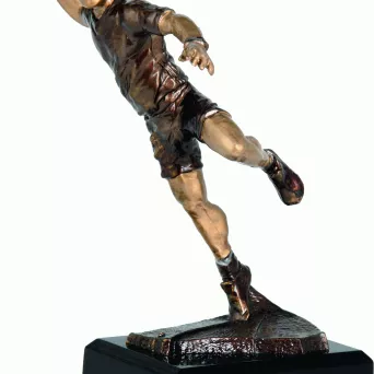 RFST2006/BR figurka odlewana brązowa  PIŁKA RĘCZNA h-22 cm