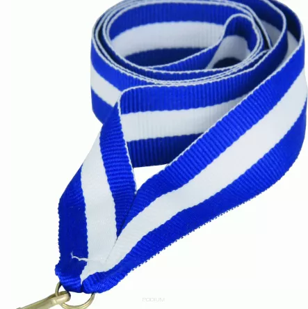 V8-BL/W/BL wstążka niebiesko-biało-niebieska 11 mm