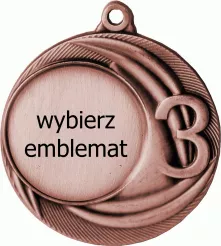 MMC2040/B medal brązowy d-40 mm z miejscem na emblemat d-25 mm