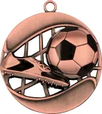 MD1270/B Medal brązowy piłka nożna R- 70 mm, T- 7 mm