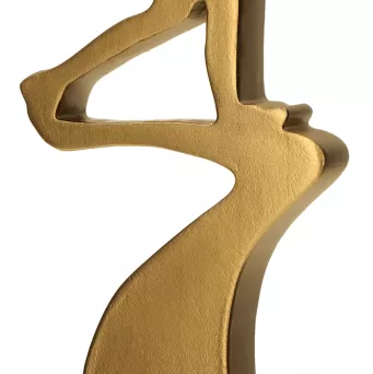 RP5021-23/G Figurka odlewana - Złota linia biegacz H-23 cm