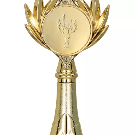 8342C Puchar metalowy złoty h-28 cm, d-12 cm