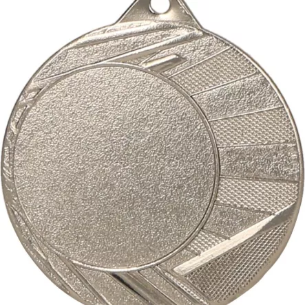 ME0040/S medal srebrny d-40 mm z miejscem na emblemat d-25 mm