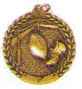 MD519/AG Medal antyczne złoto tematyczny rugby