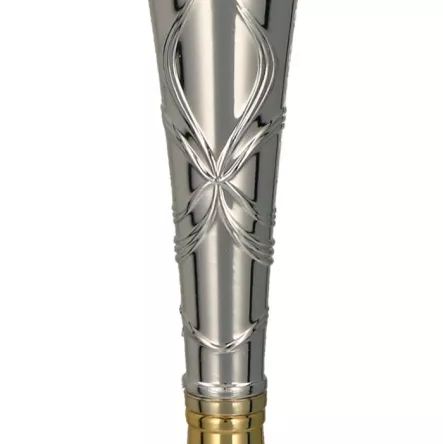 9215G Puchar metalowy złoto-srebrny  h-26.5 cm, d-9cm