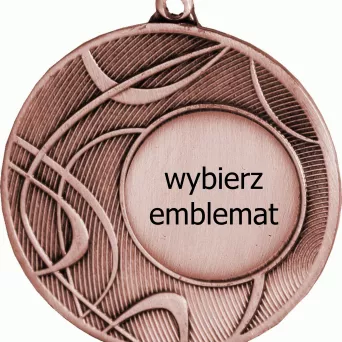 MMC4450/B Medal brąz og.d-5cm t-0,3cm (emblemat 25mm)