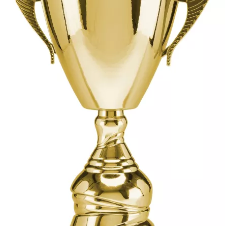 4104D Puchar metalowy złoty h-44 cm, d-16 cm