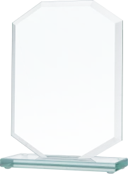 GS111-26 Trofeum szklane h-27 cm, grub. 1 cm