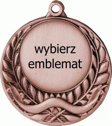 MMC3040/B medal brązowy d-40 mm z miejscem na emblemat d-25 mm