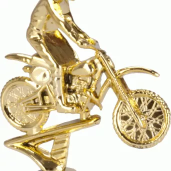 F244/G Figurka plastikowa złota MOTORYZACJA h-10 cm