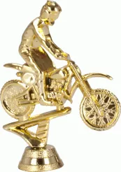 F244/G Figurka plastikowa złota MOTORYZACJA h-10 cm