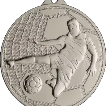 MMC4505/S Medal srebrny 45 mm PIŁKA NOŻNA