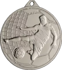 MMC4505/S Medal srebrny 45 mm PIŁKA NOŻNA