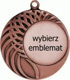 MMC1040/B medal brązowy d-40 mm z miejscem na emblemat d-25 mm