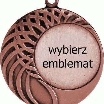 MMC1040/B medal brązowy d-40 mm z miejscem na emblemat d-25 mm