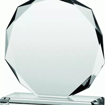 80611 trofeum szklane h-15cm, grub. 1,2cm