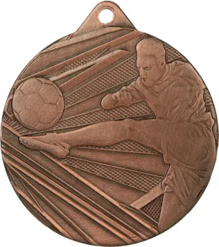 ME001/B medal brązowy d-50 mm tematyczny PIŁKA NOŻNA