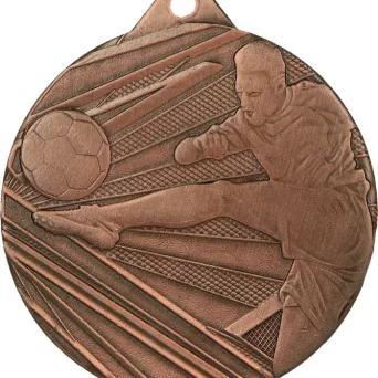 ME001/B medal brązowy d-50 mm tematyczny PIŁKA NOŻNA