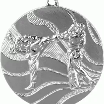 MMC2550/S medal srebrny d-50 mm tematyczny KARATE