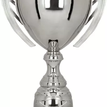 1062A Puchar metalowy srebrny h-57 cm, d-22cm