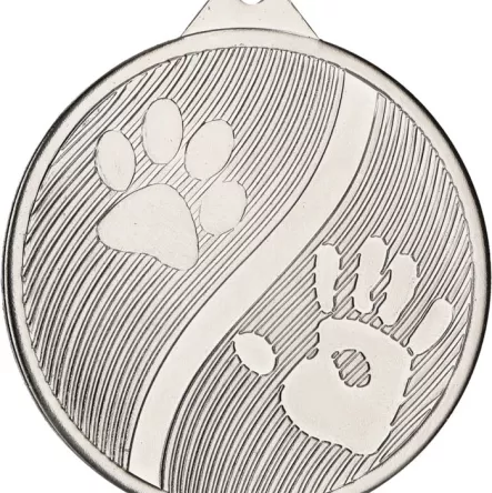 MMC20050/S Medal srebrny - zwierzęta d-50mm, grub. 2,5 mm