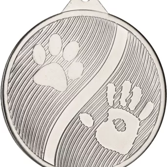 MMC20050/S Medal srebrny - zwierzęta d-50mm, grub. 2,5 mm