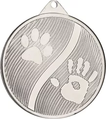 MMC20050/S Medal srebrny - zwierzęta d-50mm, grub. 2,5 mm