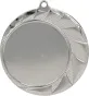 MMC7073/S Medal srebrny ogólny z miejscem na emblemat 50 mm - medal stalowy R- 70 mm, T- 3 mm