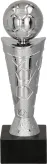9061/S Puchar plastikowy srebrny H-18cm; R-mm