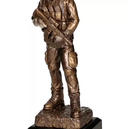 RFST2113/BR Figurka odlewana - żołnierz H-25.5 cm