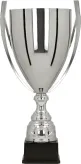 1058A Puchar metalowy srebrny h-65 cm, d-24cm