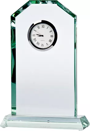 G029 trofeum szklane h-22,5 cm, grub. 1,8 cm