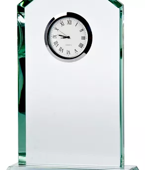 G029 trofeum szklane h-22,5 cm, grub. 1,8 cm