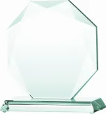 G020 trofeum szklane h-19,5 cm, grub. 1,9 cm