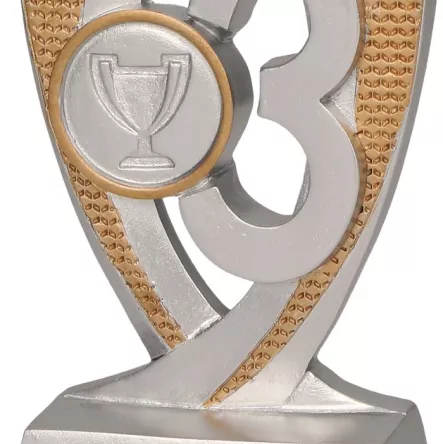 RE005C Figurka odlewana - numer 3 H-11 cm