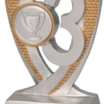 RE005C Figurka odlewana - numer 3 H-11 cm