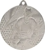 MMC6750/S Medal srebrny- hokej - medal stalowy R- 50 mm, T- 2 mm