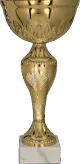 8366B Puchar metalowy złoty h-27cm, d-12cm