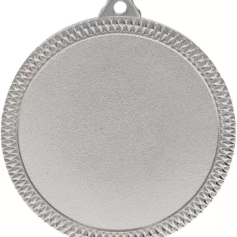 MMC6060/S Medal srebrny na emblemat 50 mm z metalu nieszlachetnego R-60mm, T-3mm