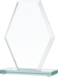 GS112-23 Trofeum szklane h-22 cm, grub. 1 cm